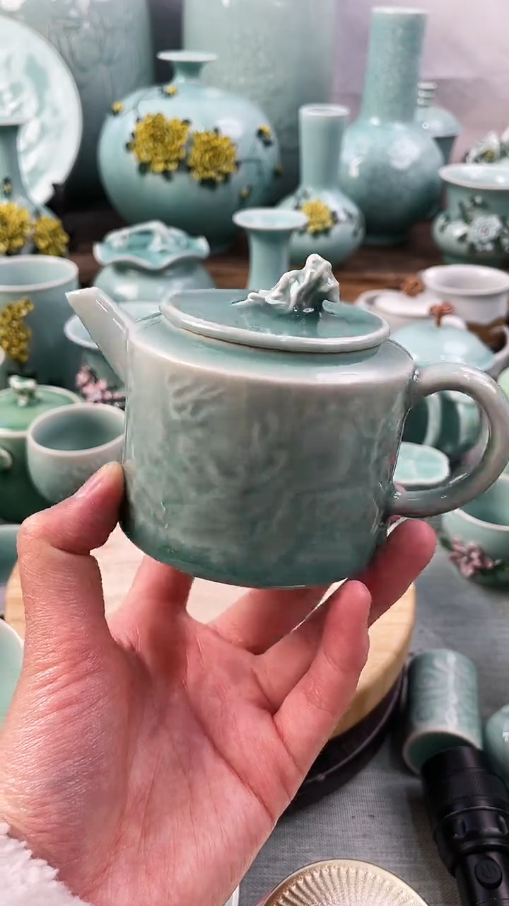 【闪购商品】特价 微瑕 慧仙青瓷