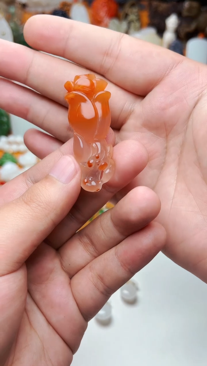 【闪购商品】南红玛瑙颈饰未镶嵌花01