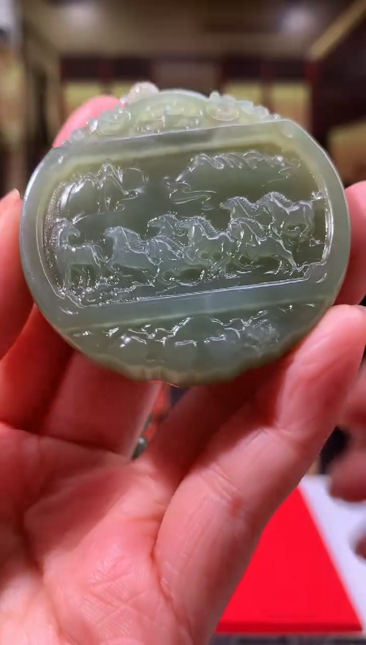 颈饰未镶嵌和田玉120637多样性发一