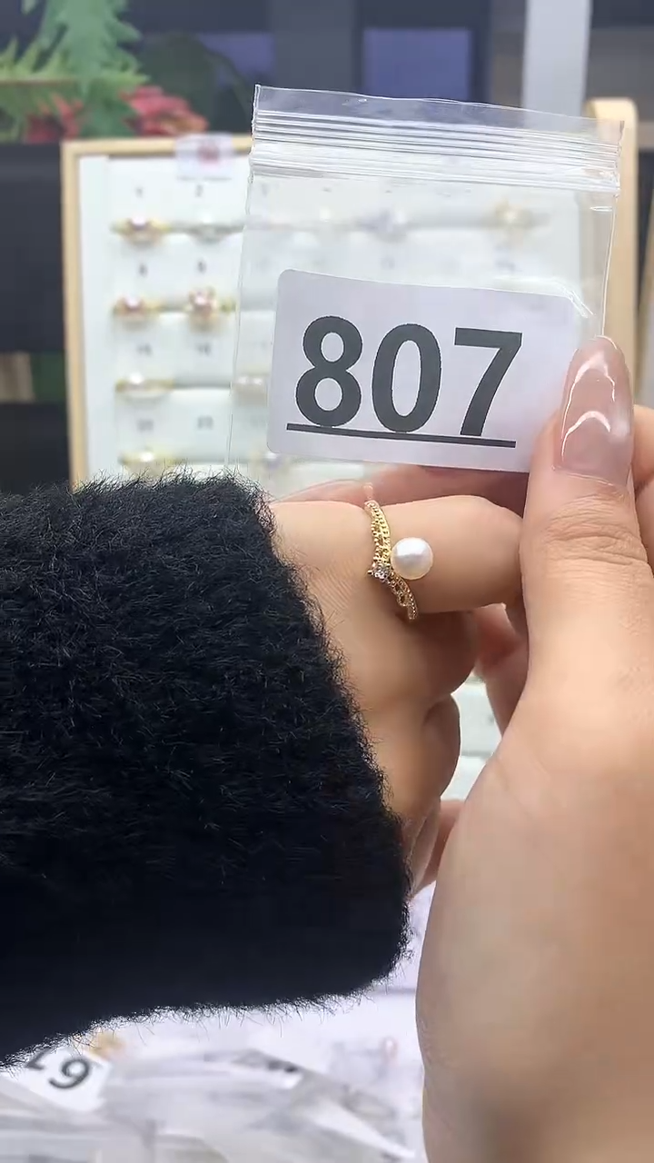 合金珠宝奇石淡水珍珠807