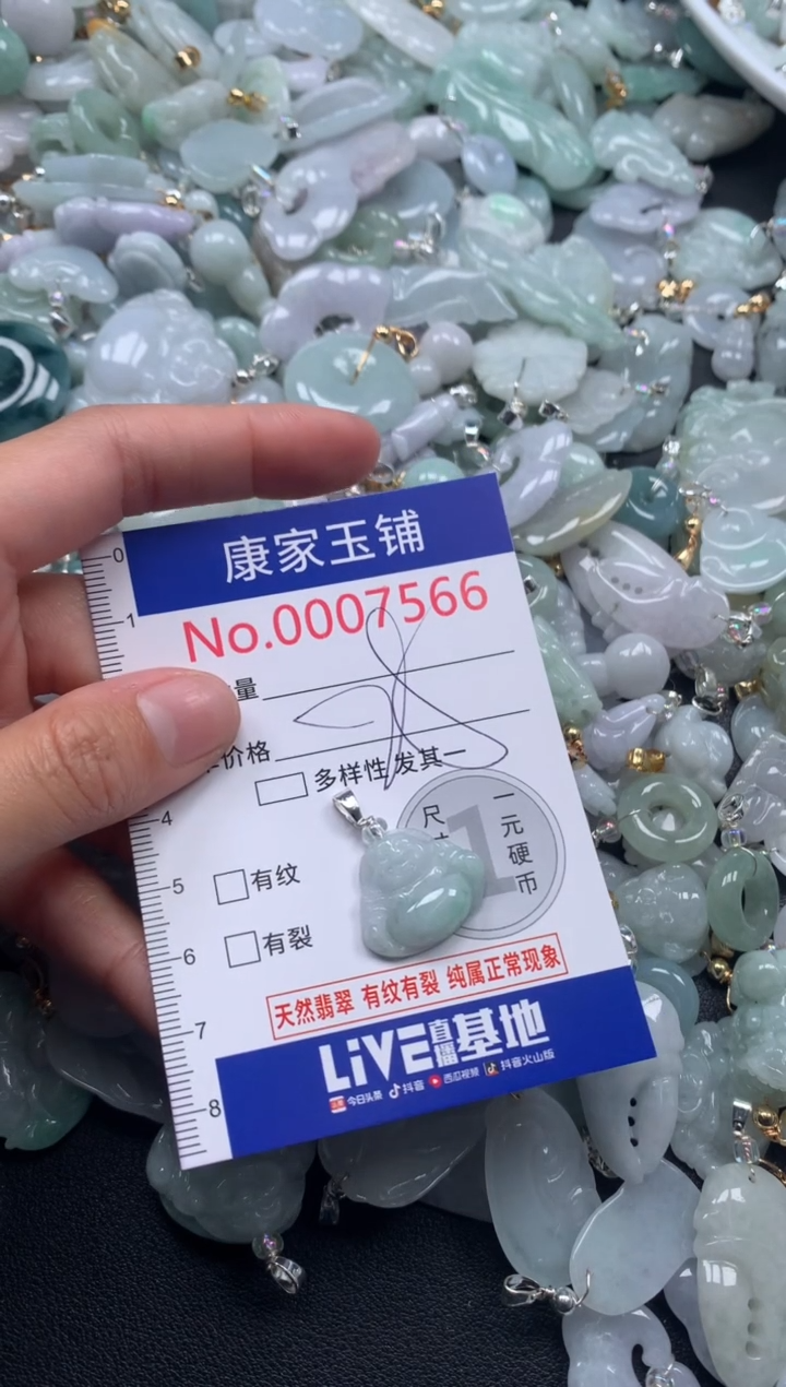 颈饰未镶嵌翡翠7566