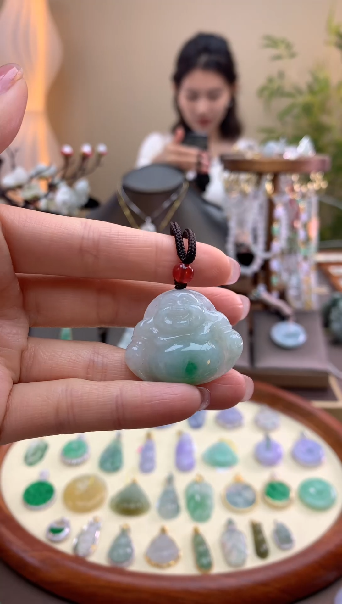 【闪购商品】翡翠颈饰未镶嵌佛公