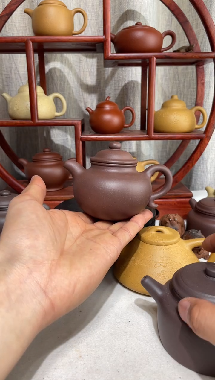 【闪购商品】紫砂茶壶台西底板紫泥大亨莲子