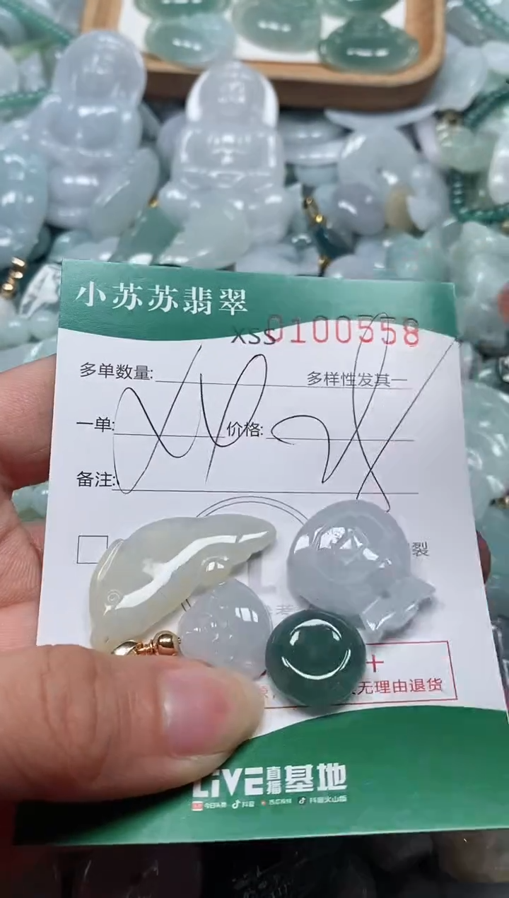 【闪购商品】翡翠颈饰未镶嵌闪购商品0100558