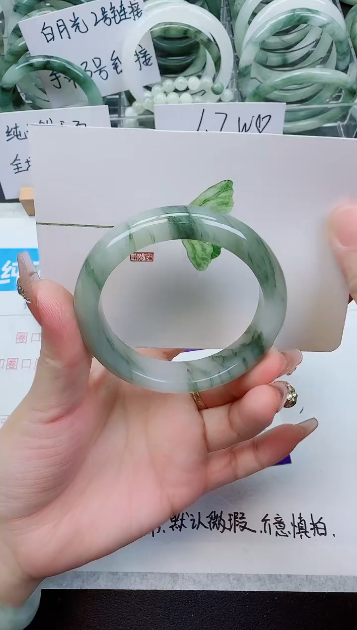 【闪购商品】石英质玉手镯未镶嵌200号/54-55圈