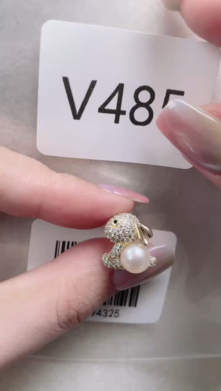 【闪购商品】淡水珍珠胸针未镶嵌V485