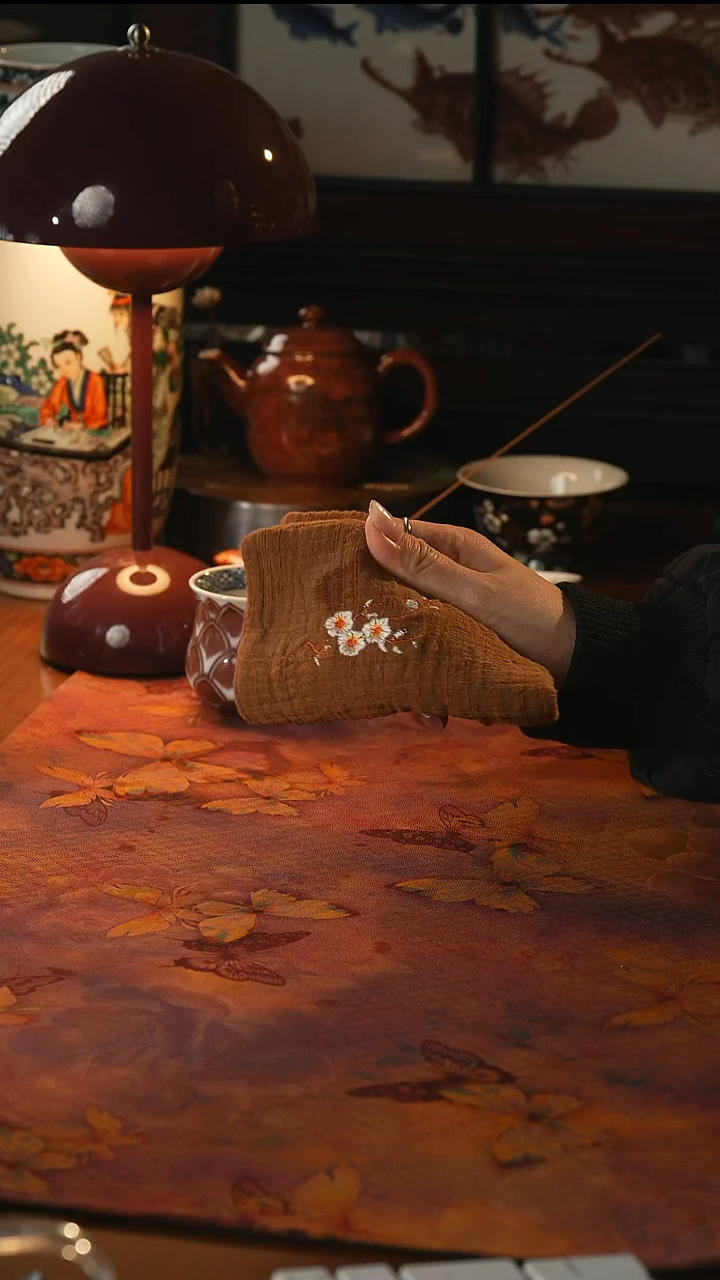 瓷片茶巾       