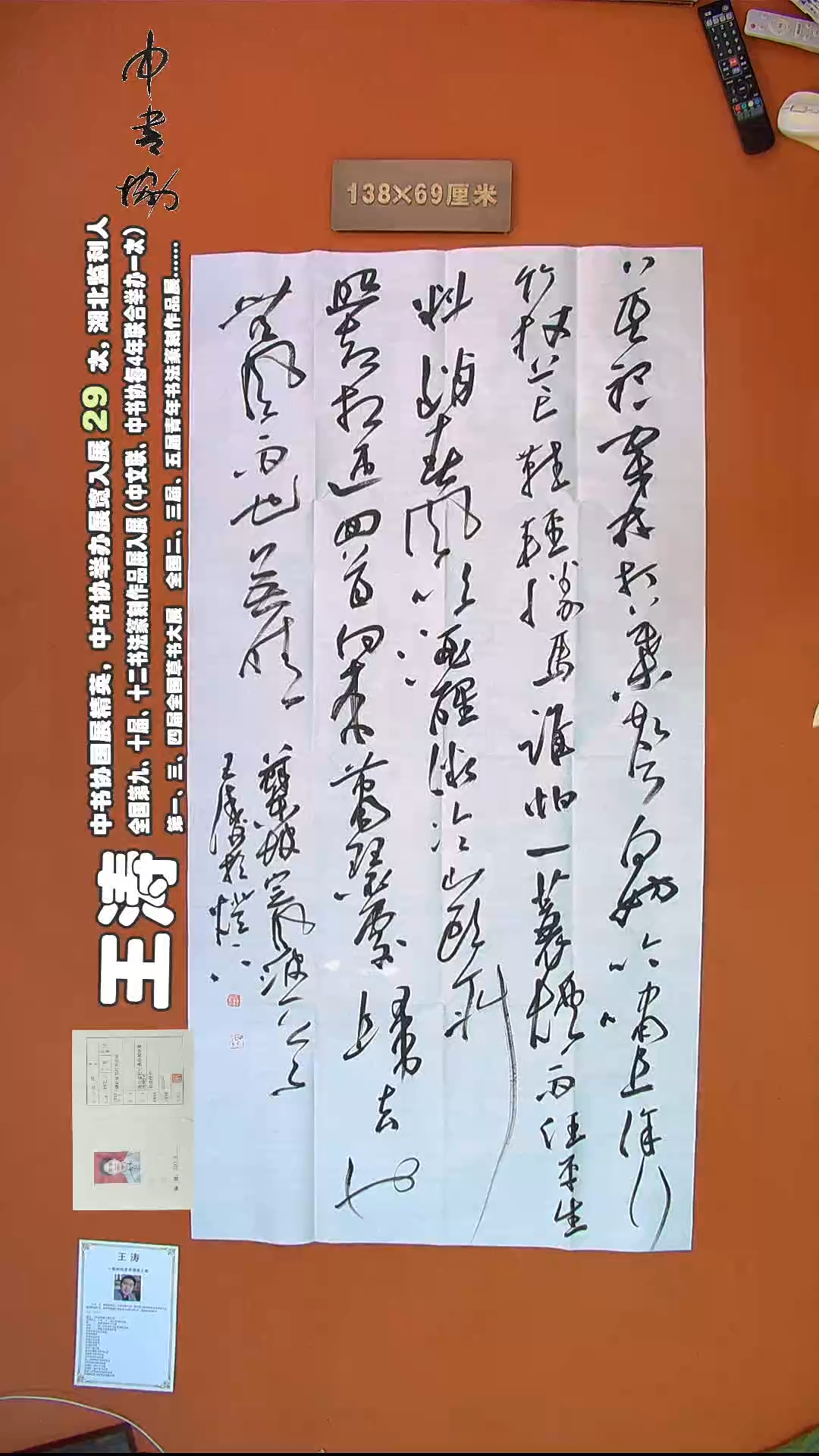 【闪购商品】书法276王涛书法作品