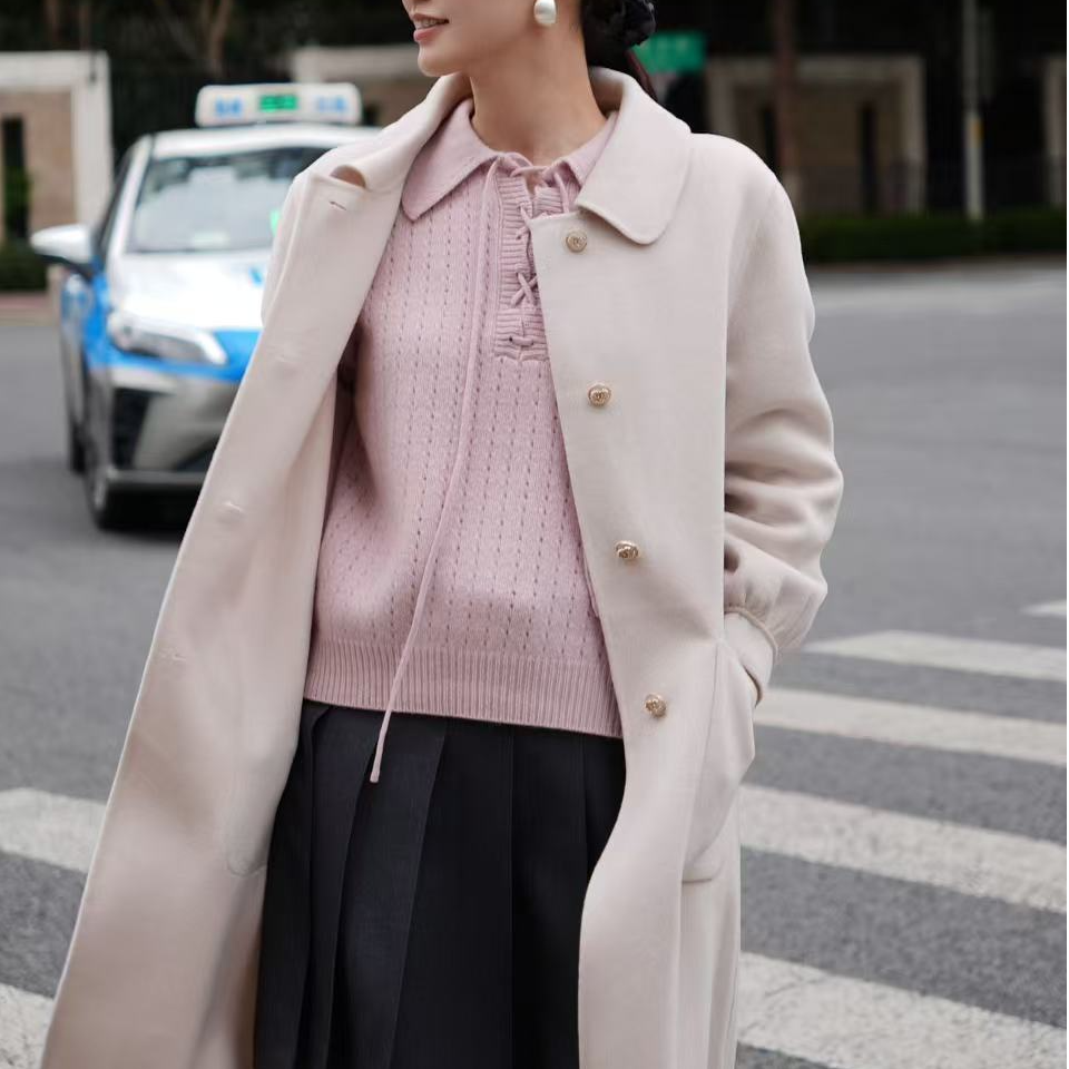 温暖呼吸' 双口袋大衣18（1686）