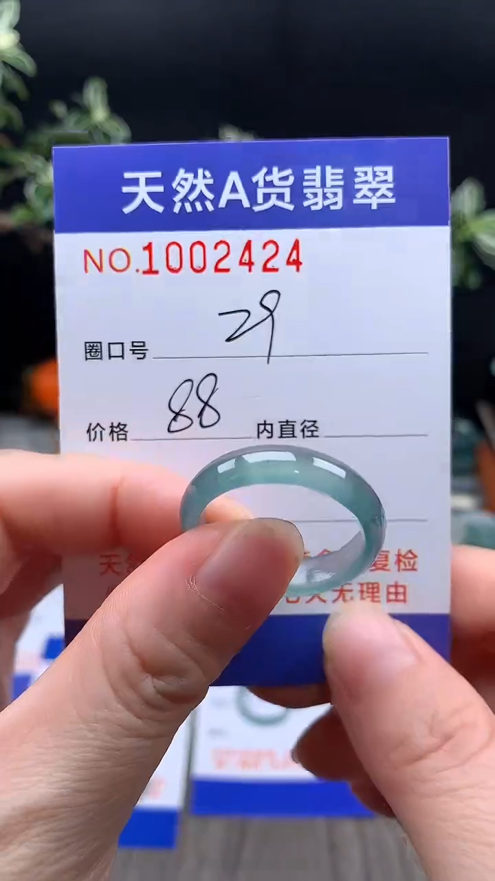 未镶嵌戒指翡翠耀*29#