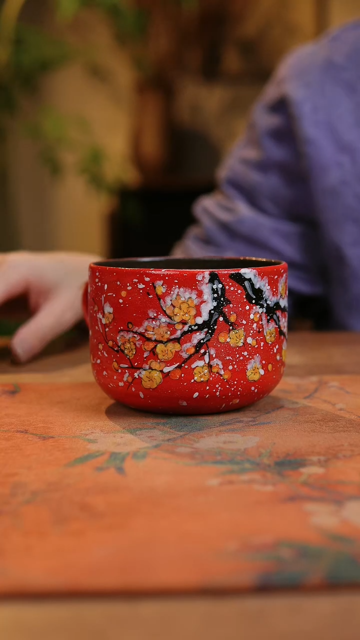 【闪购商品】瓷片1884景德镇手工手绘釉下彩高温瓷