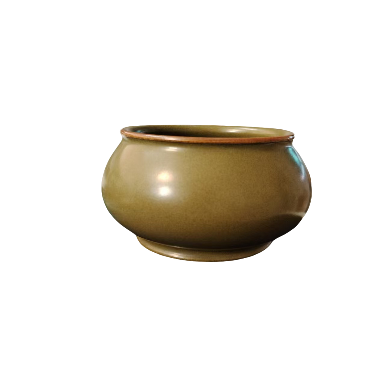 C01520  清 乾隆 茶叶末笔洗