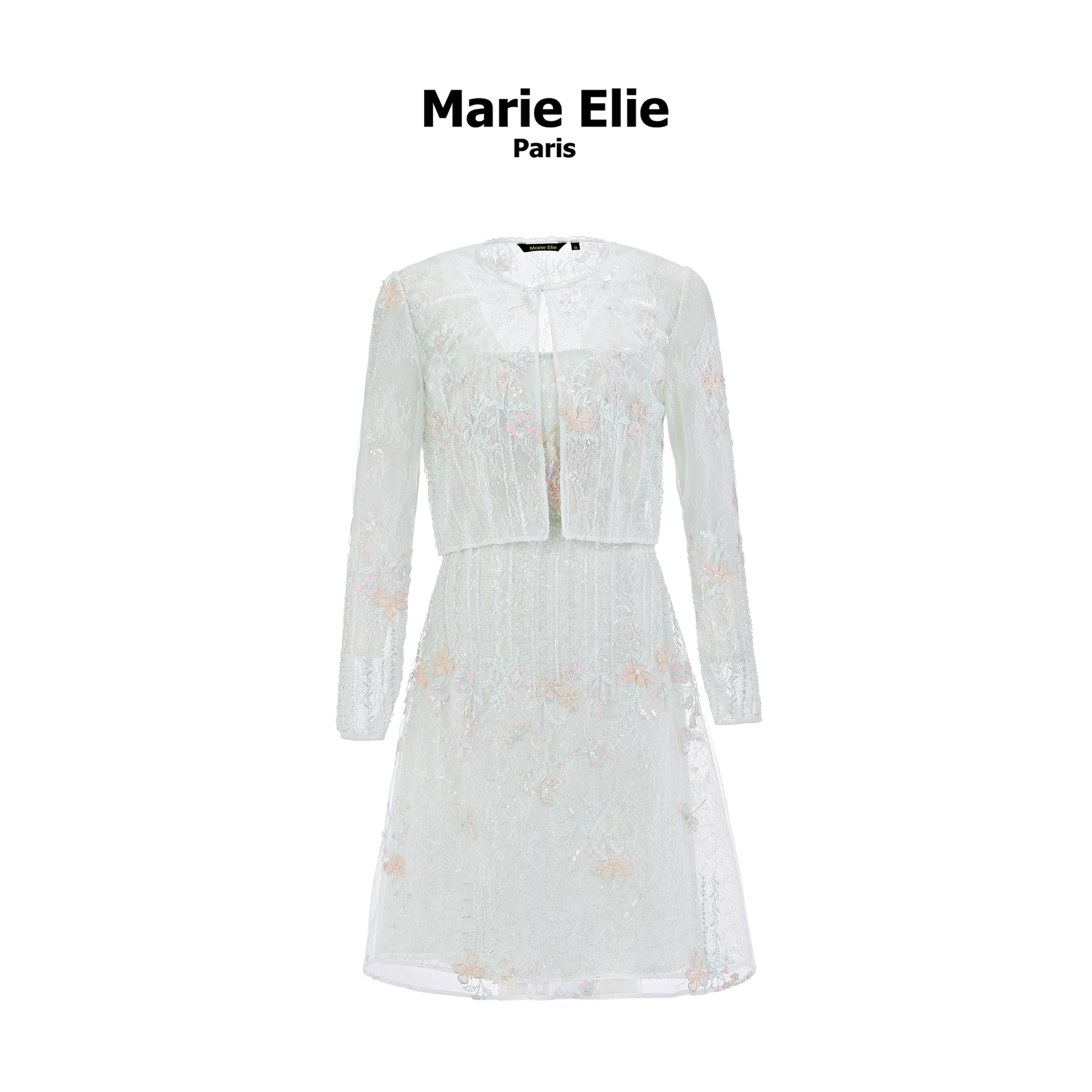 Marie Elie【薄荷之叶】新款钉珠外套EAF11G32561