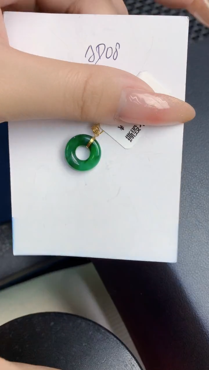 【闪购商品】翡翠颈饰18K金镶嵌000000000