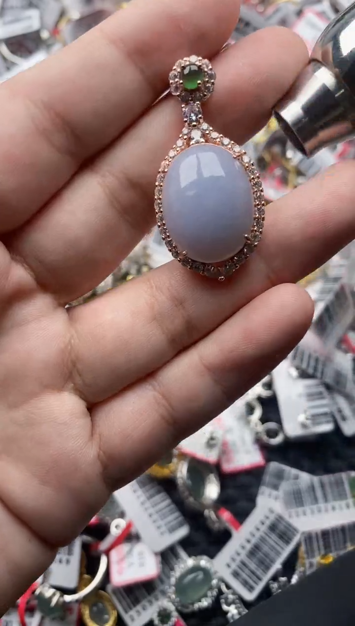 【闪购商品】翡翠戒指银S925镶嵌2222---2
