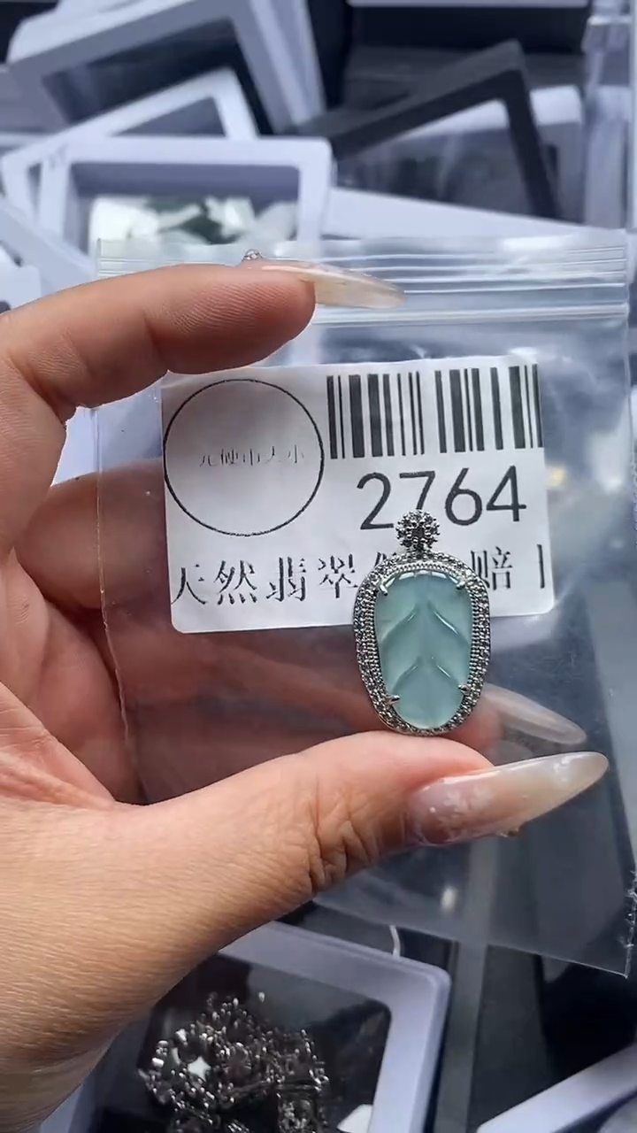 颈饰未镶嵌翡翠2764