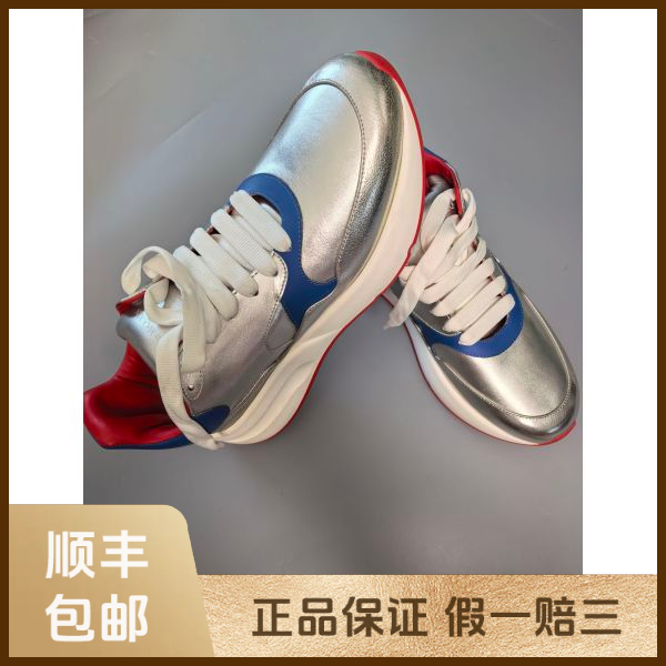 妃鱼/亚历山大麦昆/牛皮/运动鞋/95新/s零八二四