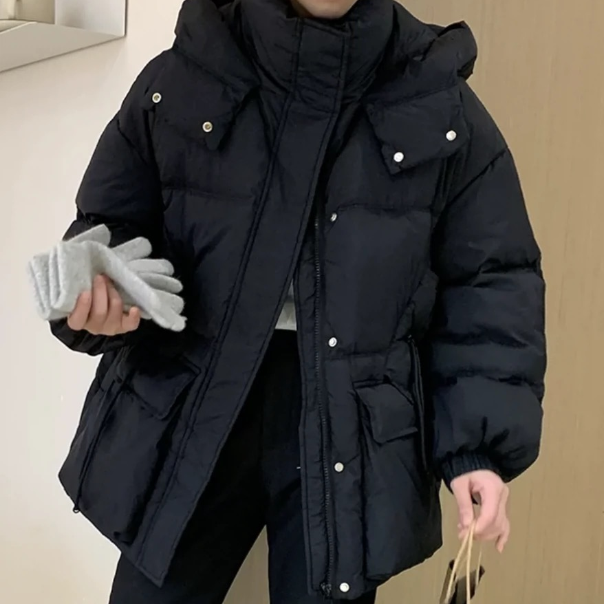 【菲菲专属】2024一手长中长款白鸭绒时尚女士羽绒服