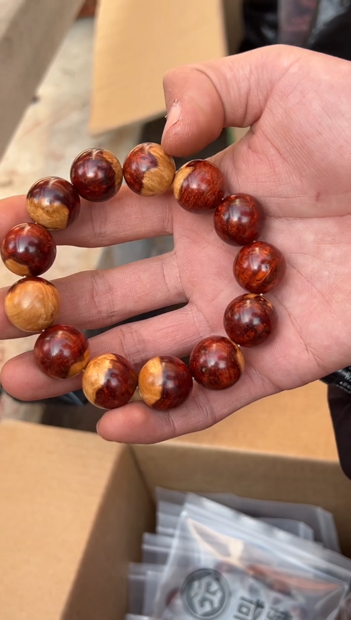 手串/手链小叶紫檀印度小叶紫檀1.8瘤疤特色手串