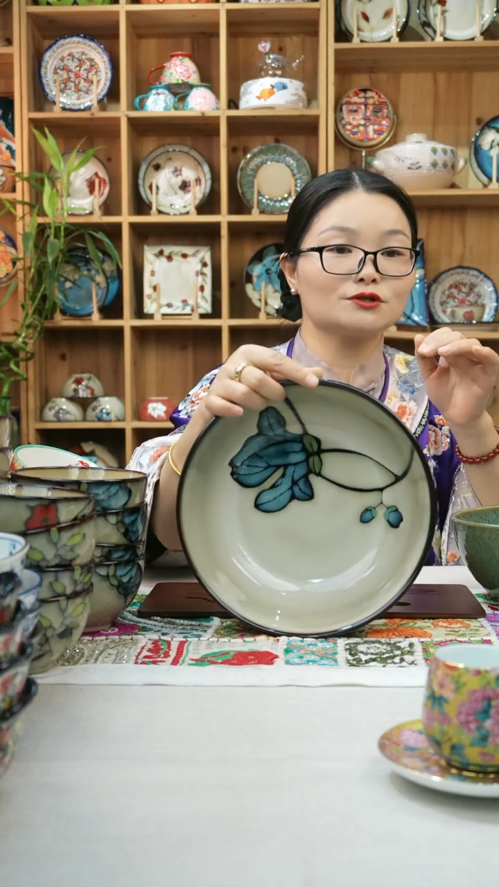 瓷片小可陶瓷高温一只汤碗