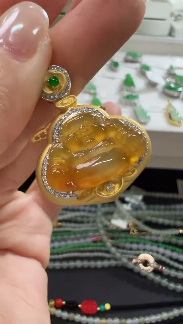 颈饰合金翡翠KXZ1129-003