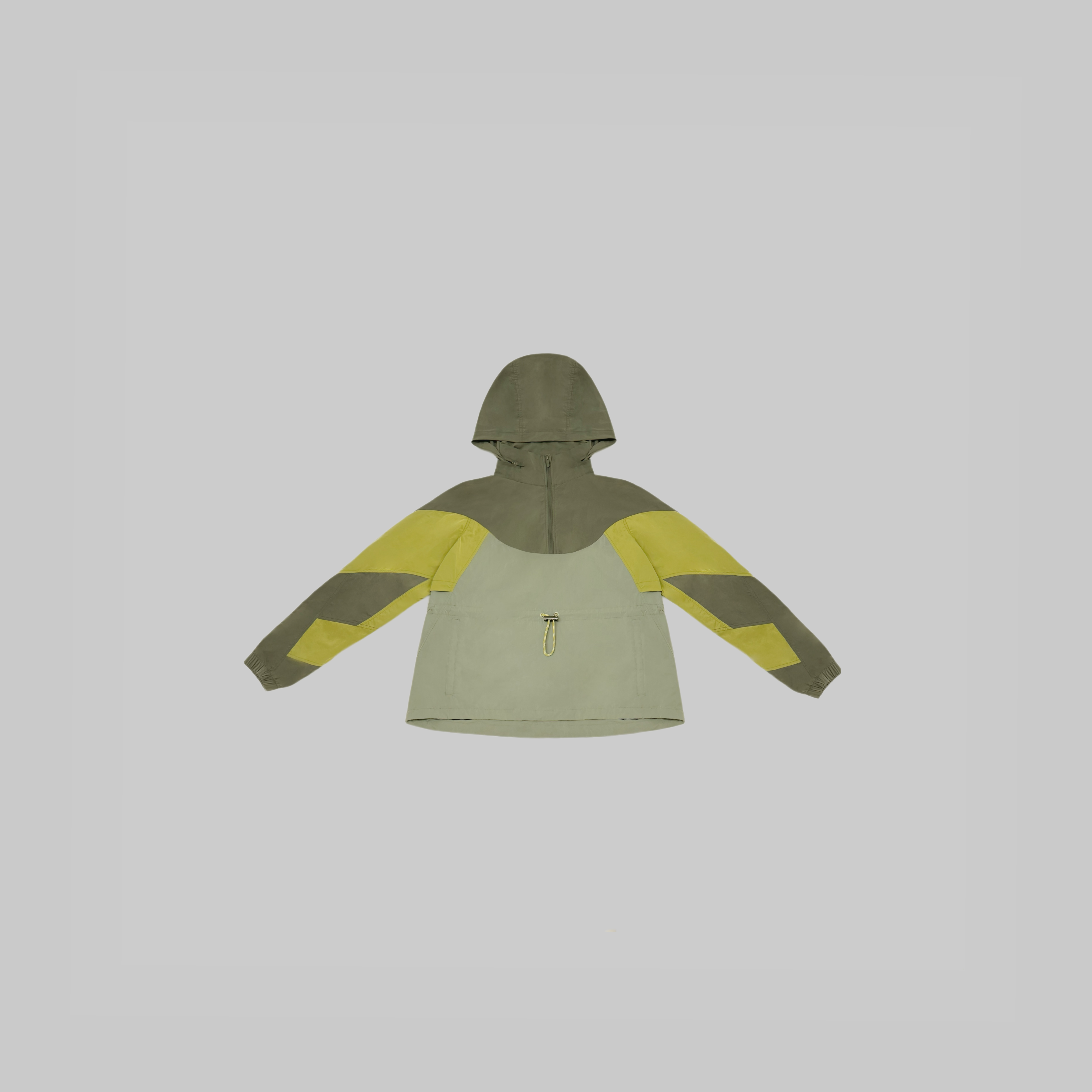 Tt zxu 兔子徐丨【亏清】拼色抽绳 拉链上衣外套 T240814A