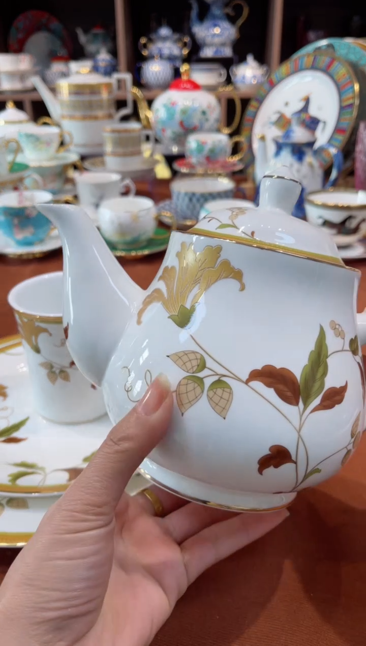 【闪购商品】瓷片艾莱岛壶······