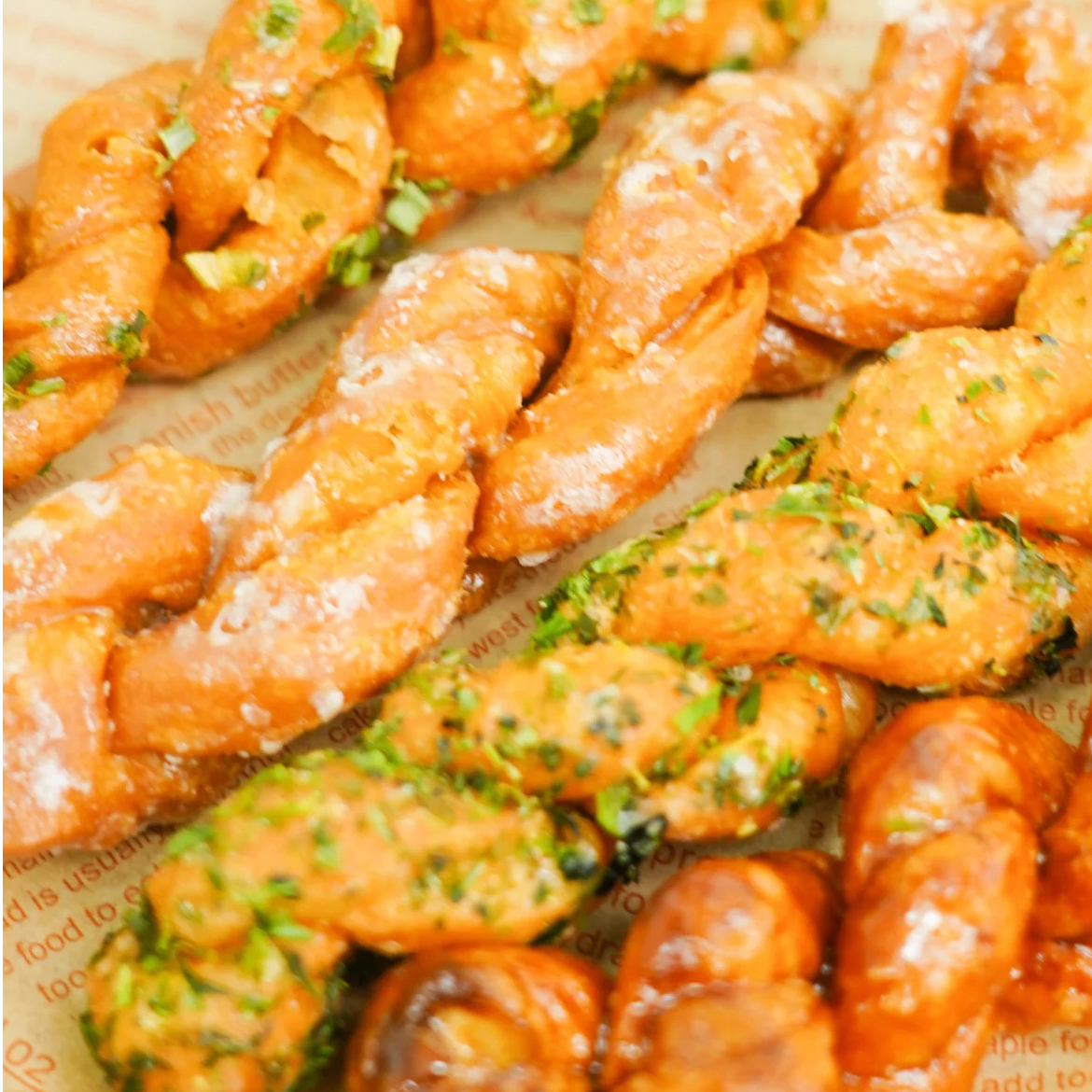 非遗麻花福利 4种口味手工麻花红糖麻花香葱麻花冰糖麻花海苔麻花