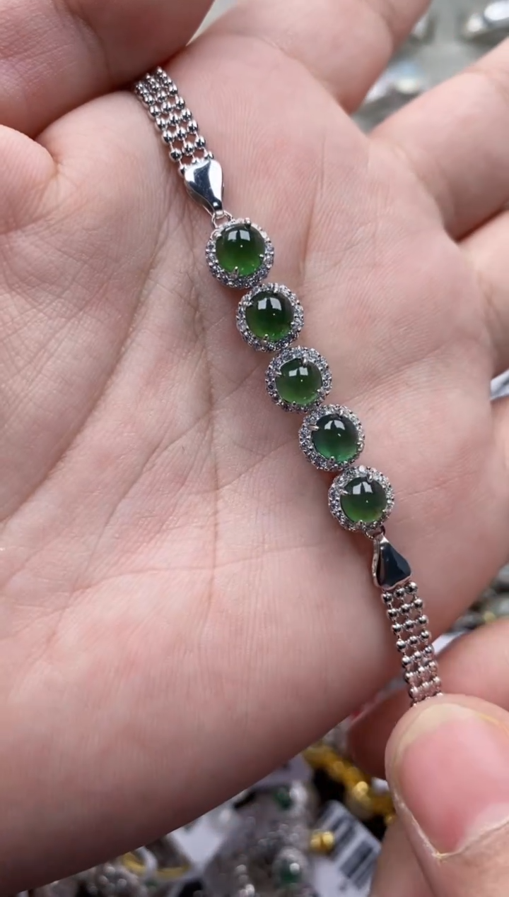 【闪购商品】翡翠戒指银S925镶嵌33333---4