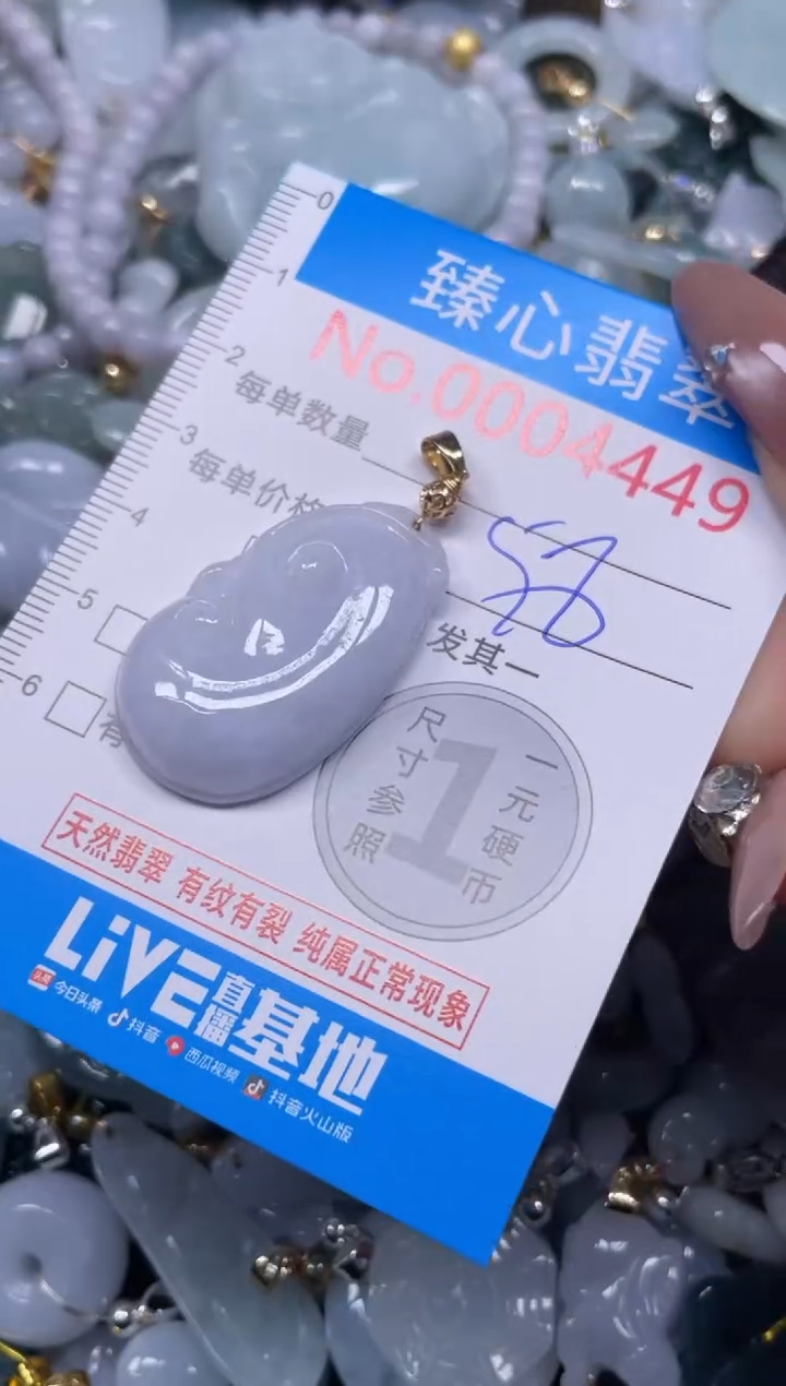 颈饰未镶嵌翡翠4449