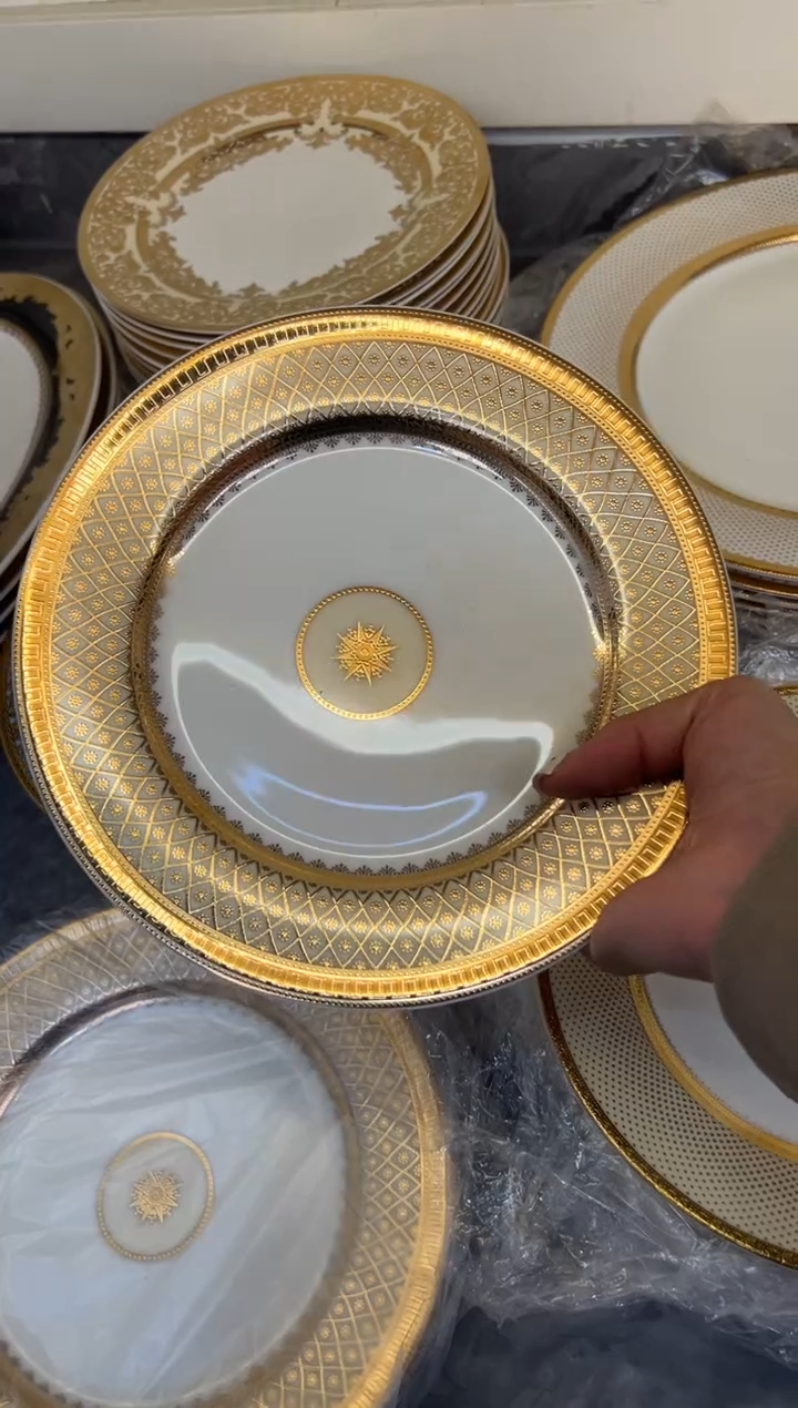 瓷片8寸平盘2个一单尾单