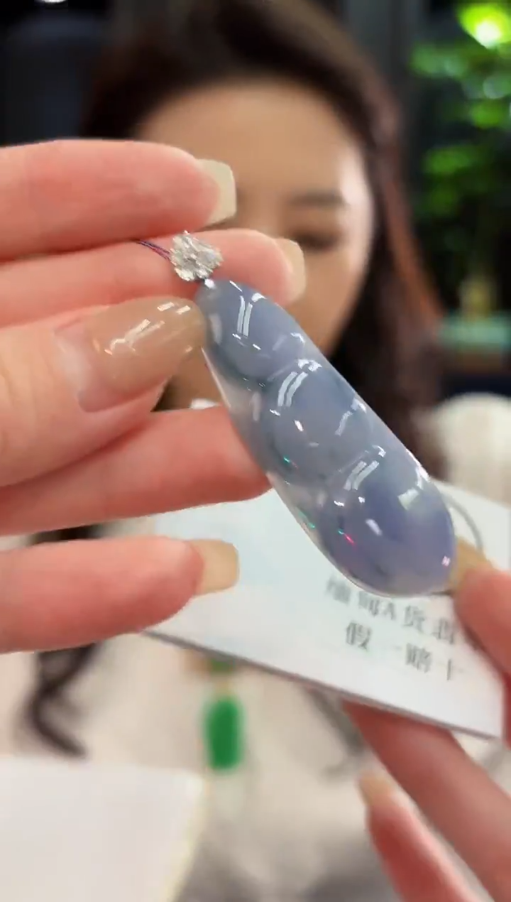 吊坠(不含链)18K金镶嵌翡翠 缅甸A货/支持复检/一件