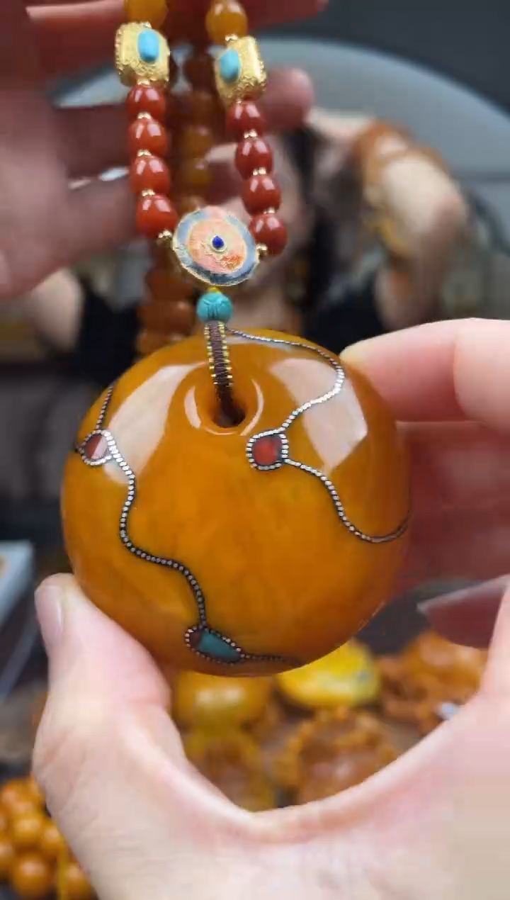 未镶嵌琥珀裸石首饰 假1赔4 （多样性发货1件