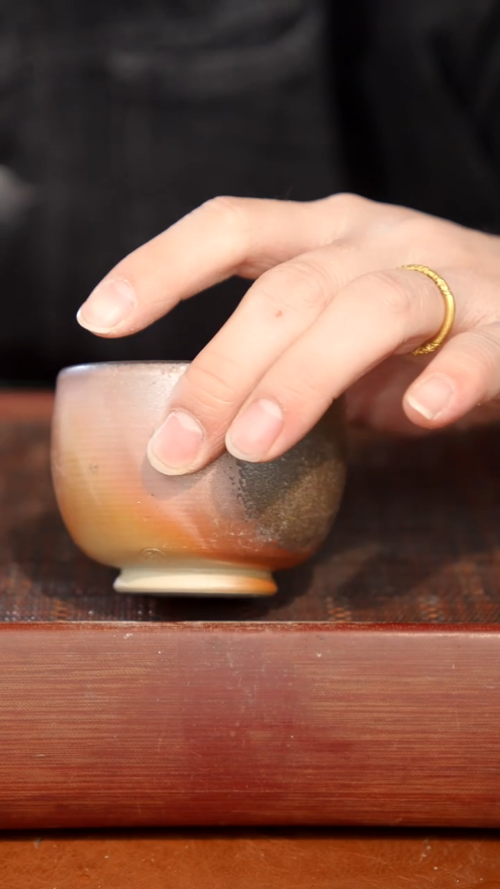 陶瓷奢瓷/瑞寅柴烧茶器（杯子）420微瑕