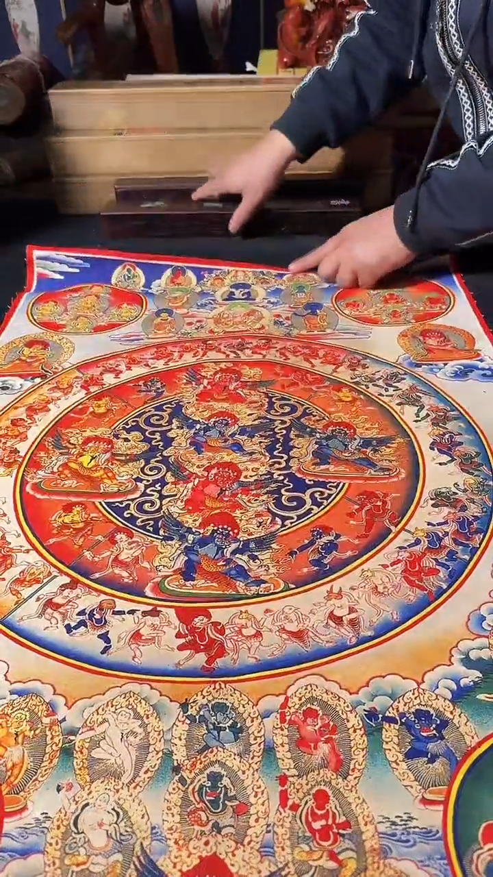 卷轴画藏式珍藏彩绘艺术馆144