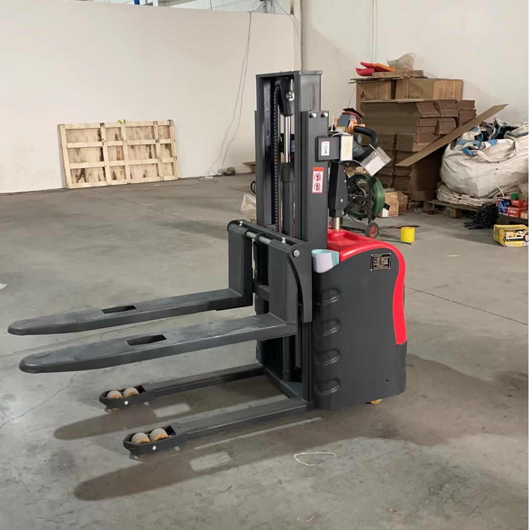 全电动叉车搬运车双起升1.5吨双提升仓库小型2吨液压车升降堆高车