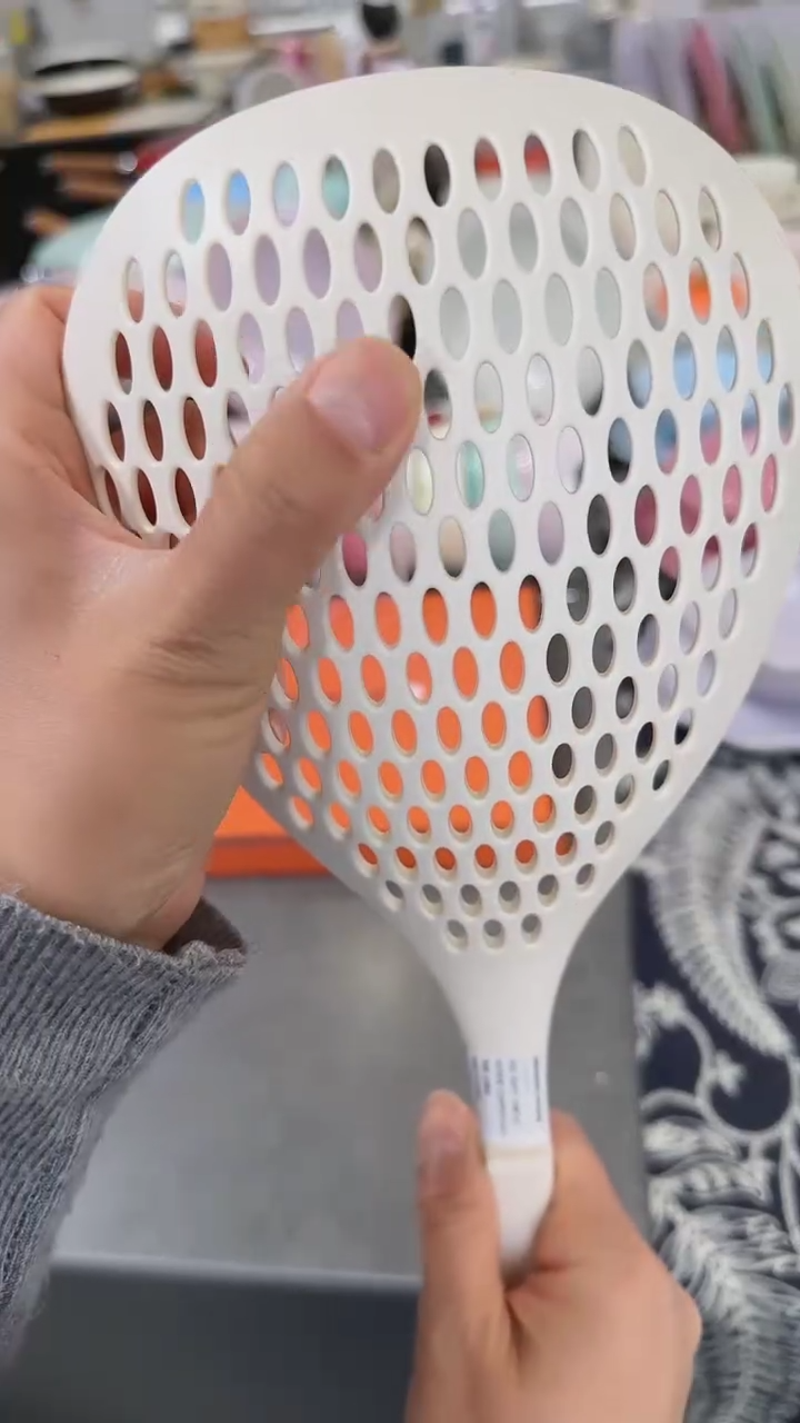 【闪购商品】瓷沥水勺34.5*13.5*4cm-霜白