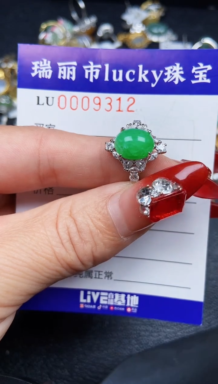 【闪购商品】翡翠颈饰银S925镶嵌9312