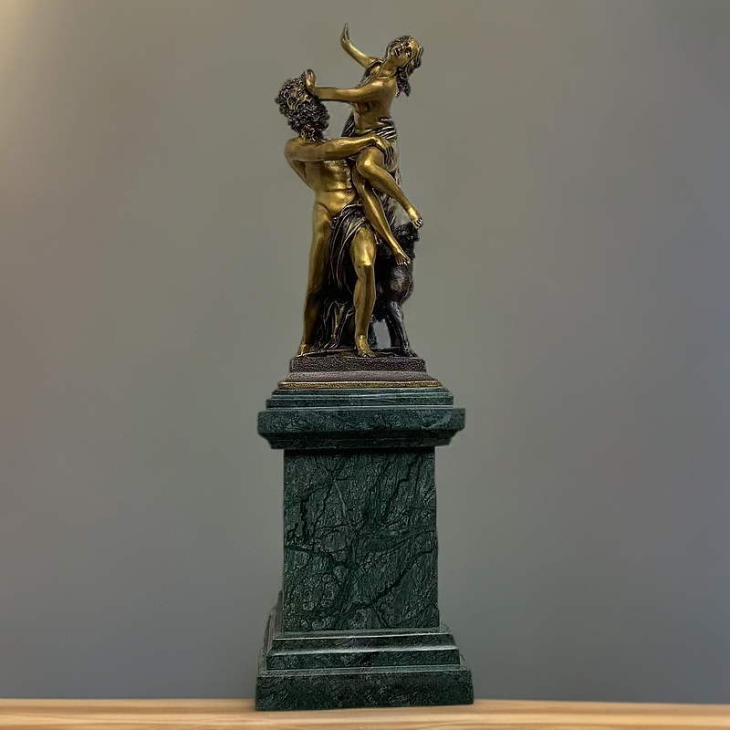 精铜经典雕塑 贝尼尼的"被劫持的普罗塞阰娜" 源自古希腊神话题材