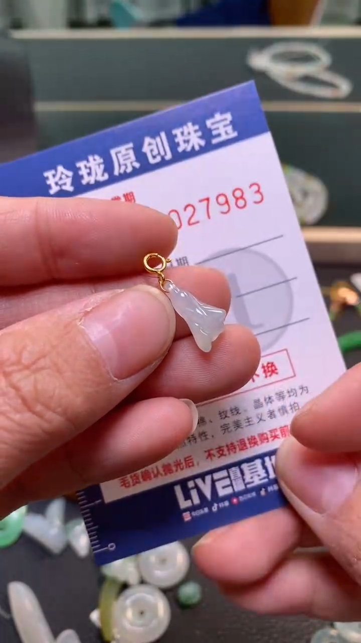 【闪购商品】翡翠颈饰未镶嵌翡翠净货27983