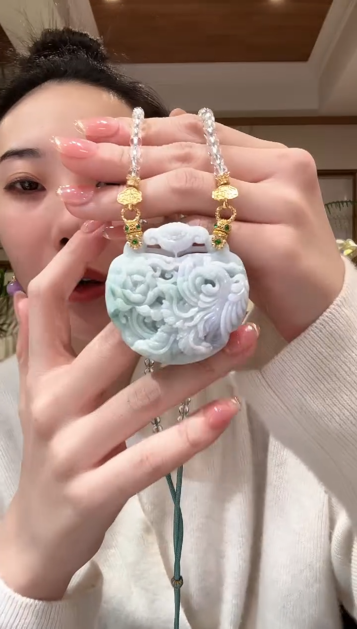 【闪购商品】翡翠颈饰未镶嵌国风