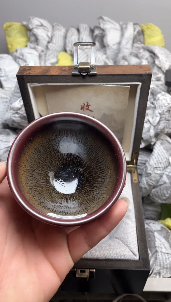 【闪购商品】茶盏带礼盒赖长华紫气束口