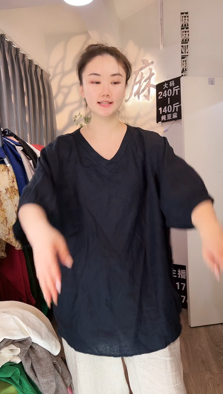 亚麻大码女装系列。140斤-240斤