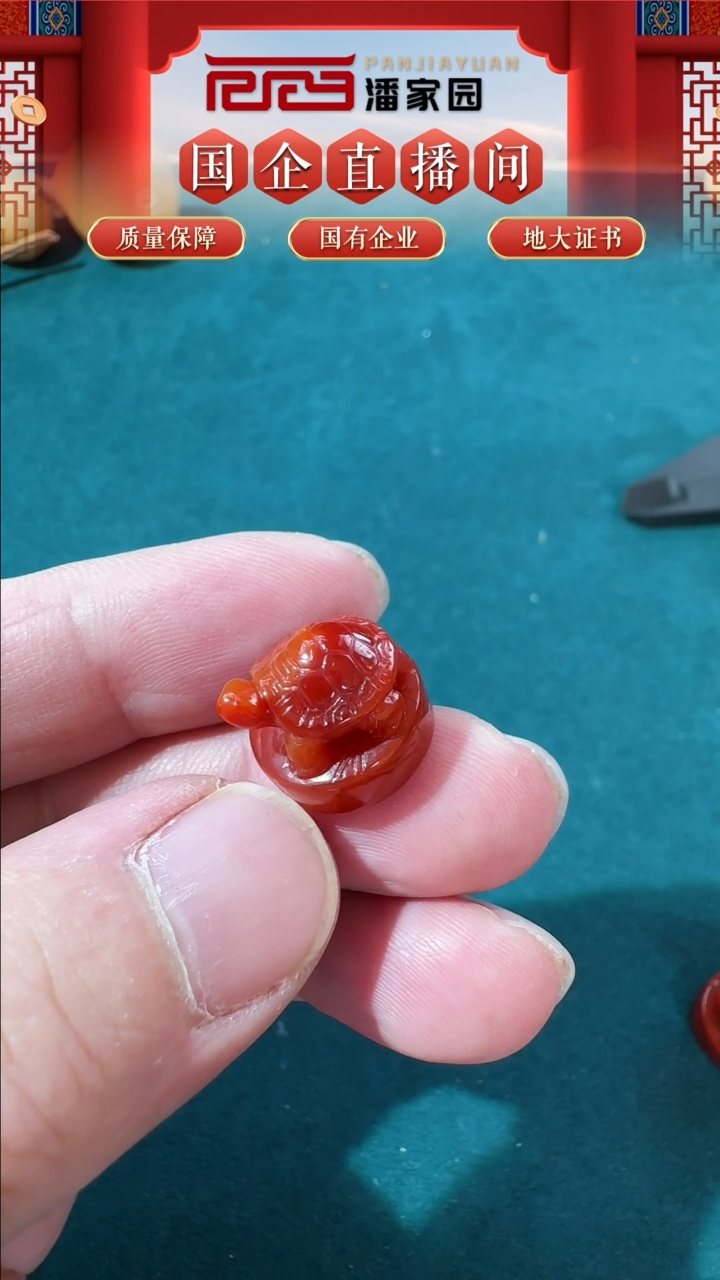 【闪购商品】南红玛瑙颈饰未镶嵌龟龟