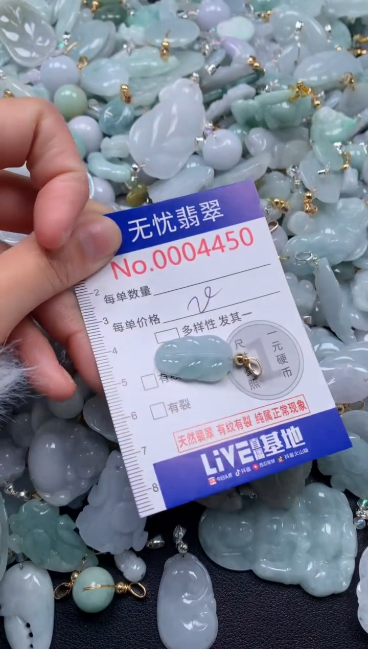 颈饰未镶嵌翡翠4450