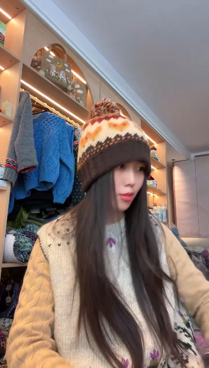 羊毛美拉德狐狸帽美利奴