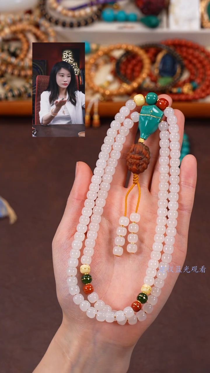 【闪购商品】和田玉手串未镶嵌柒禧文玩回血好物