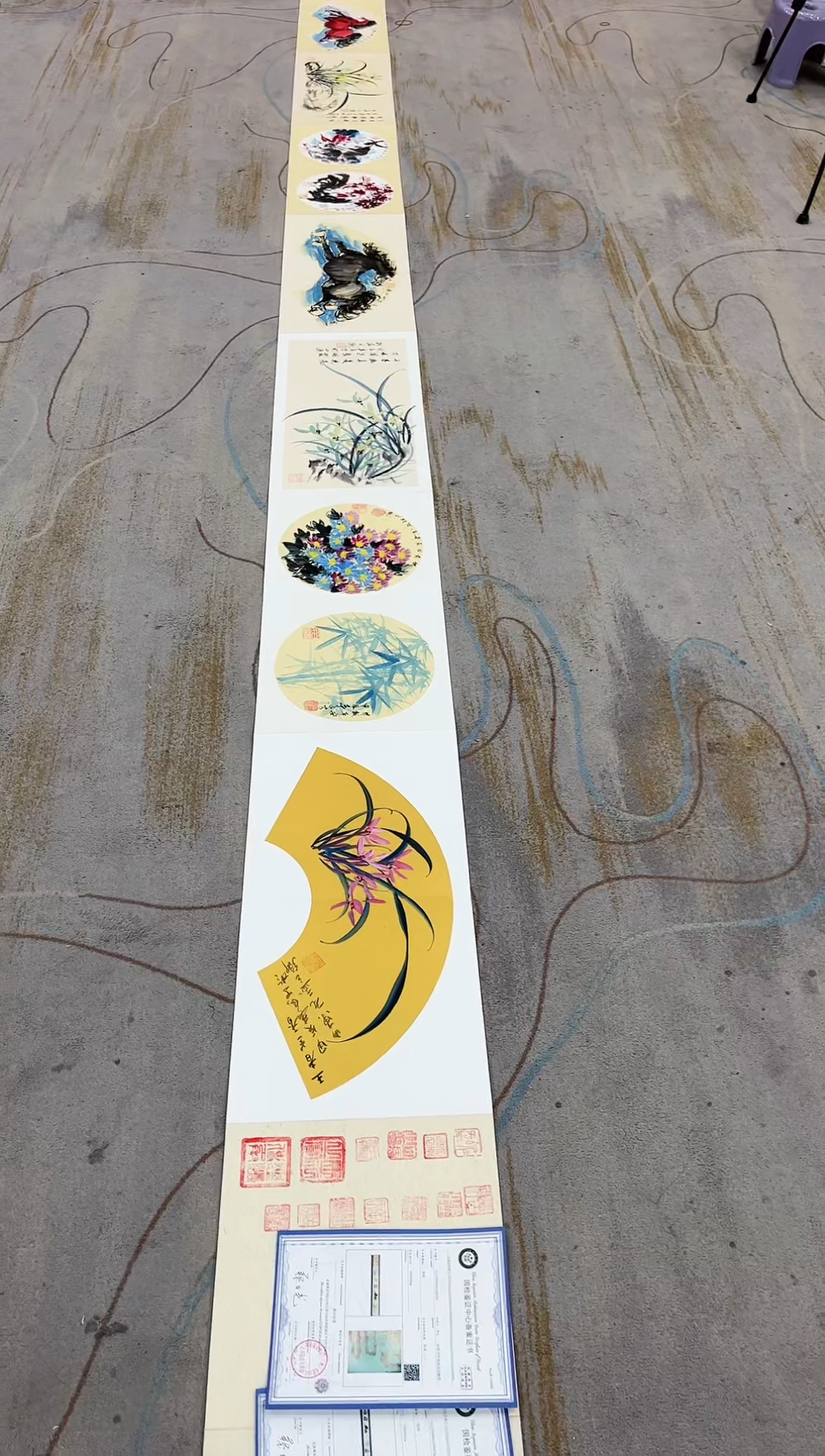 【闪购商品】国画2.12-艺术-黄春香-七米册页-43