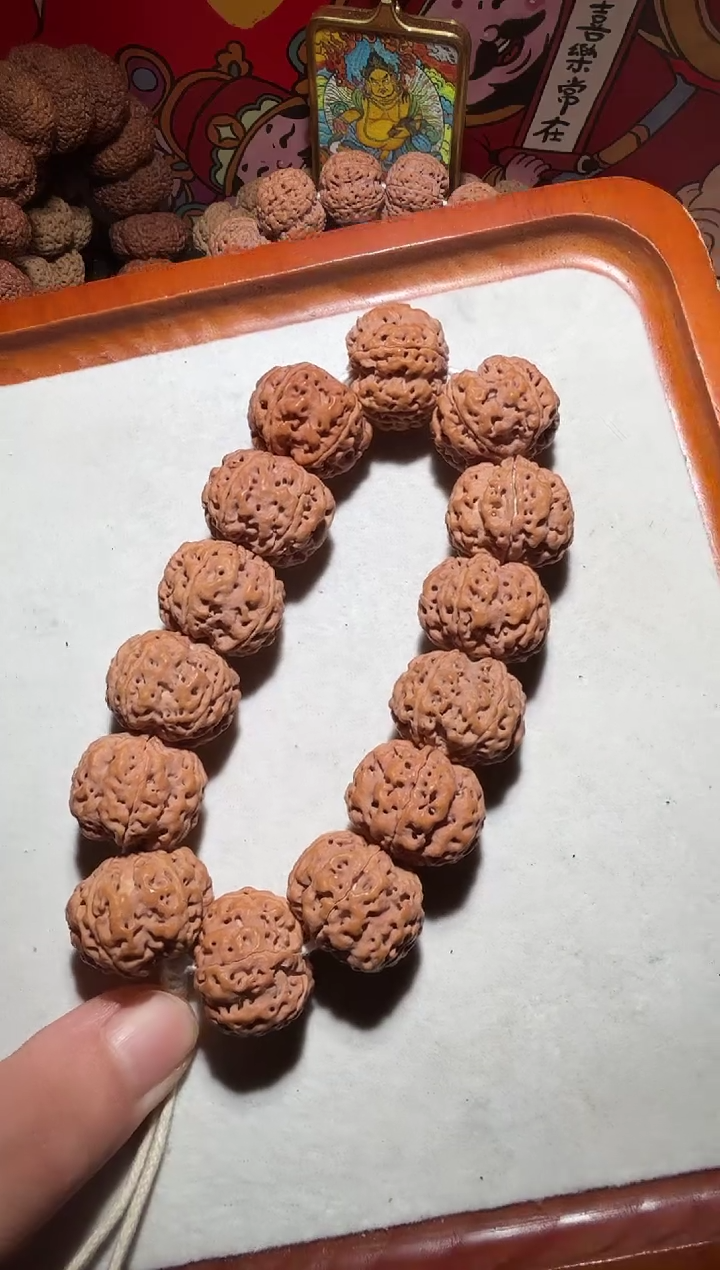 【闪购商品】金刚菩提手串超头飞碟深沟粗筋梅花双龙24