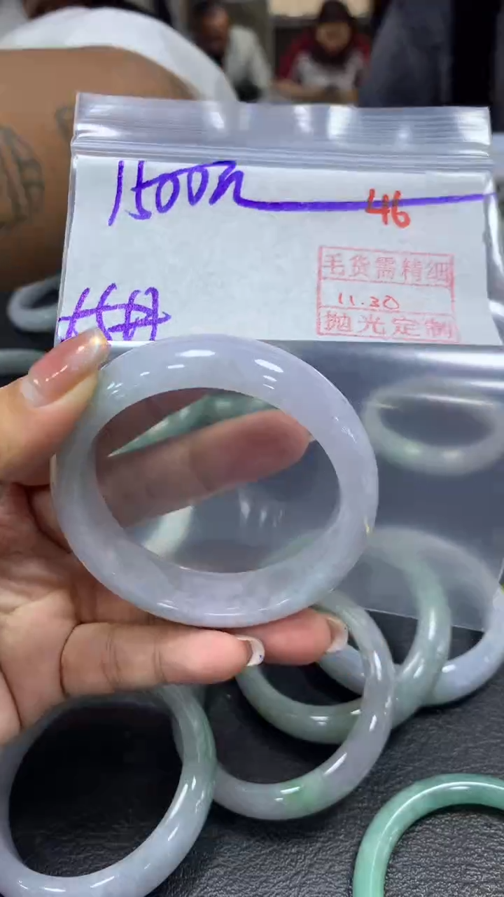 未镶嵌定制翡翠毛货需精细抛光+拍一发一+46